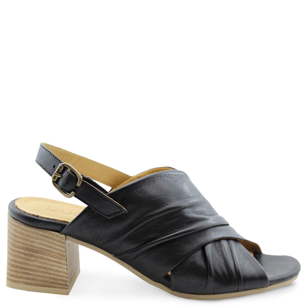 Bueno Violin Black Womens Sandal