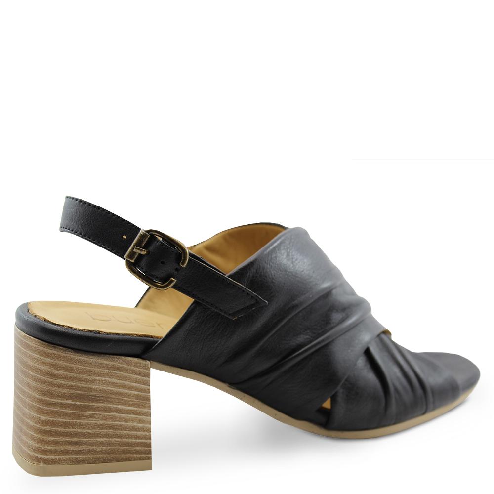 Bueno Violin Black Womens Sandal
