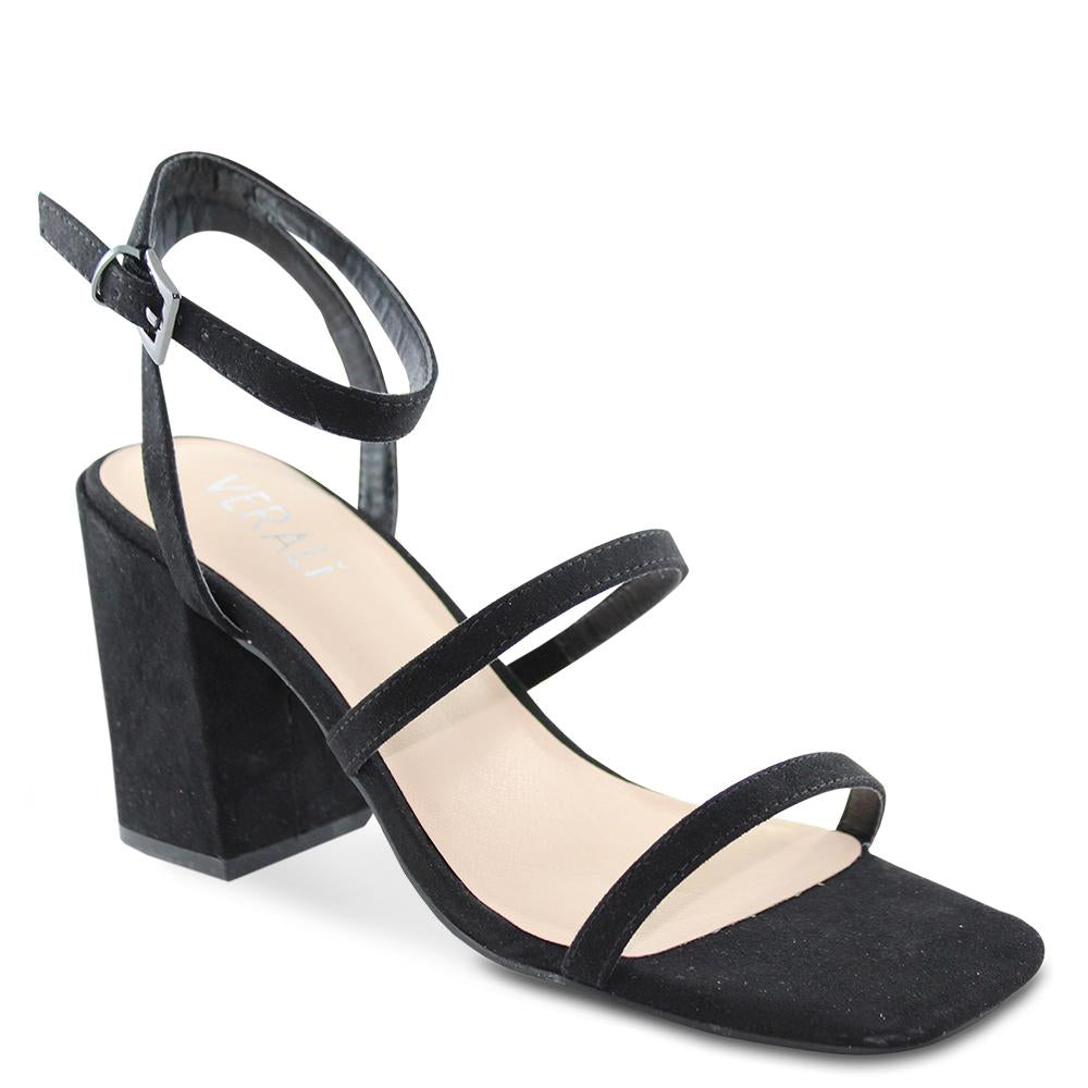 Verali Georgia womens block heel black