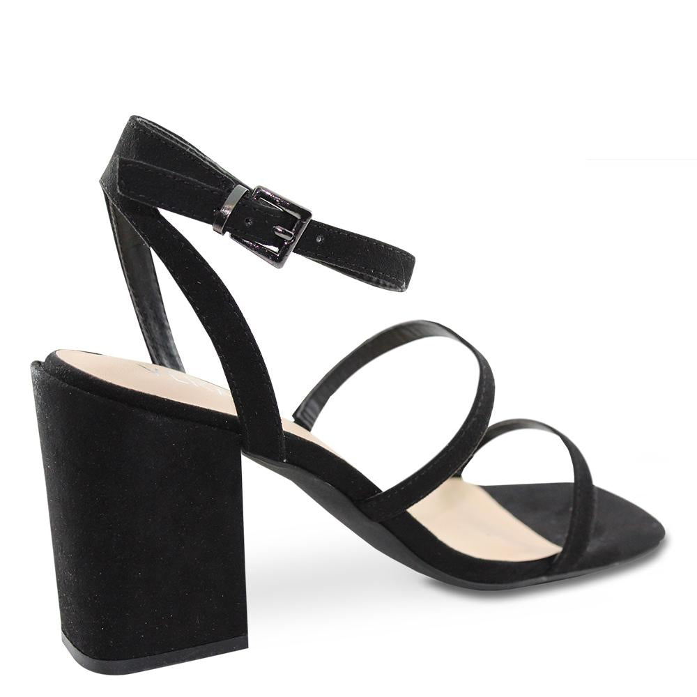 Verali Georgia womens block heel black