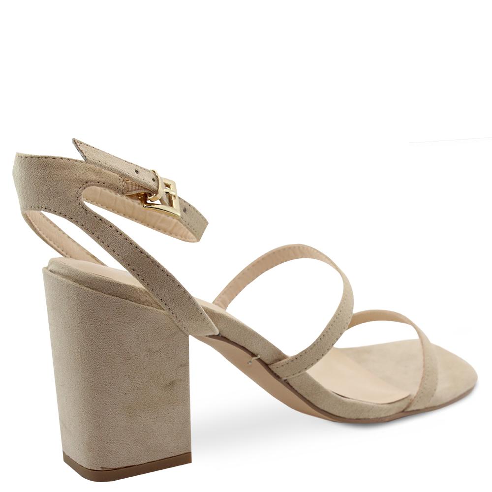 Verali Georgia womens block heel natural