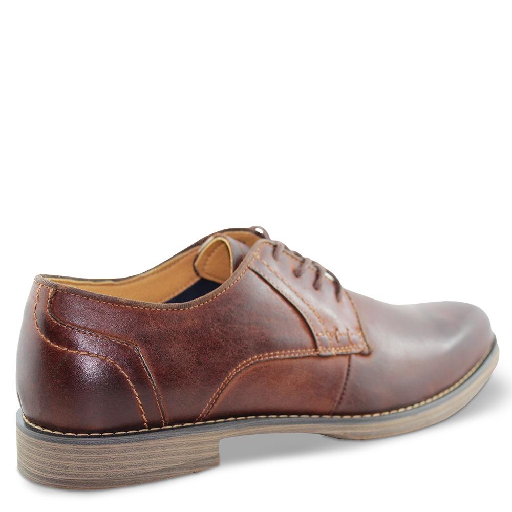 Colorado Miles Mens dress lace shoes Dark Tan