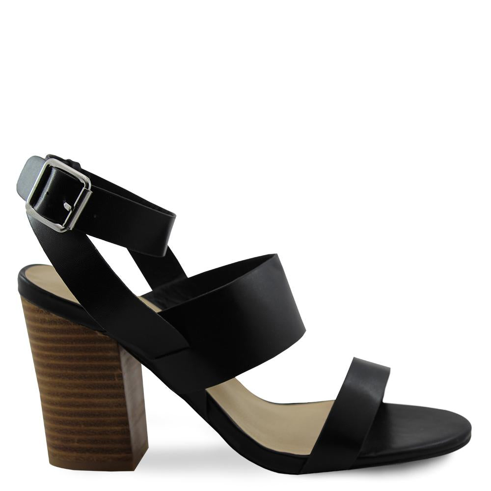 Verali Jamira womens heel sandal black