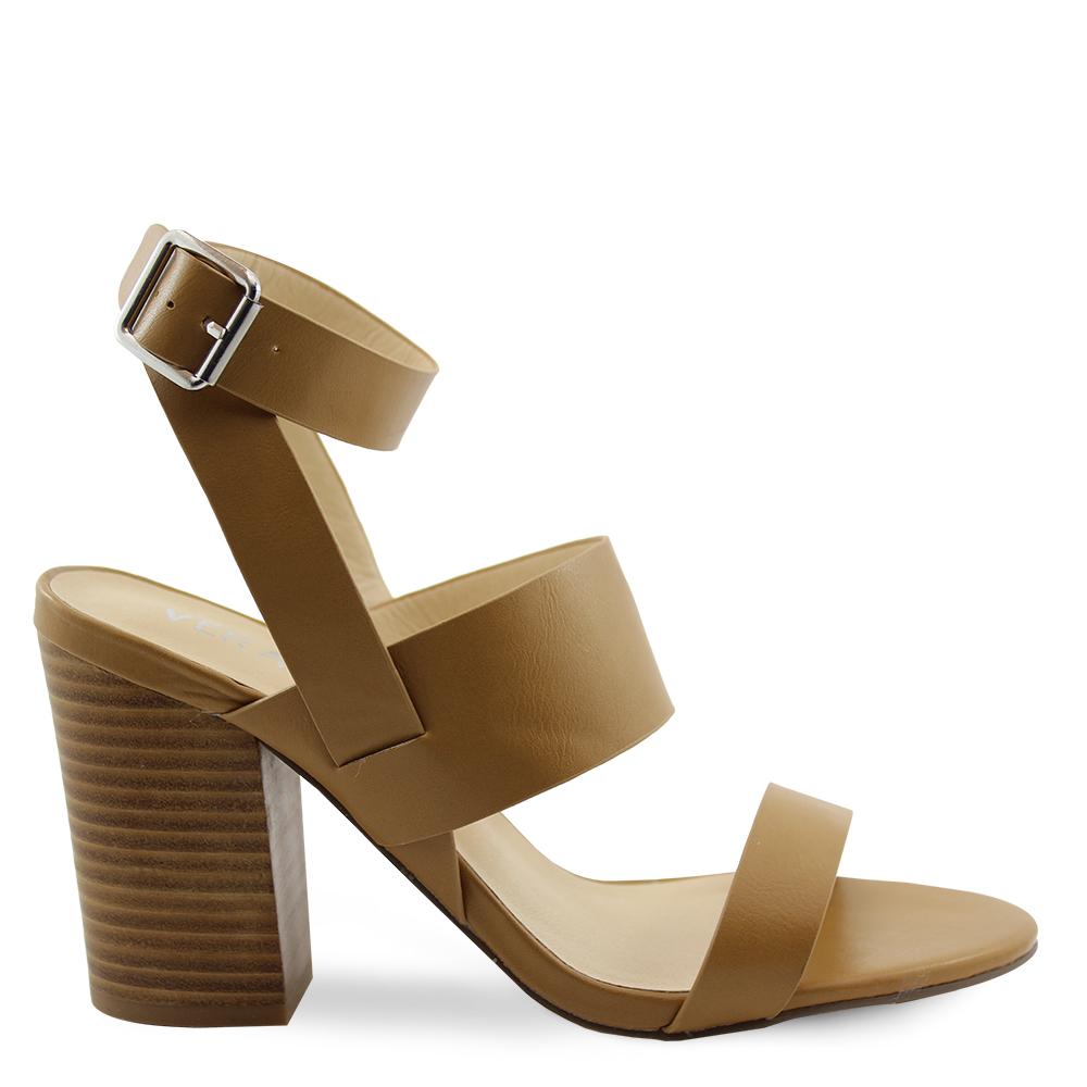 Verali Jamira womens heel sandal tan