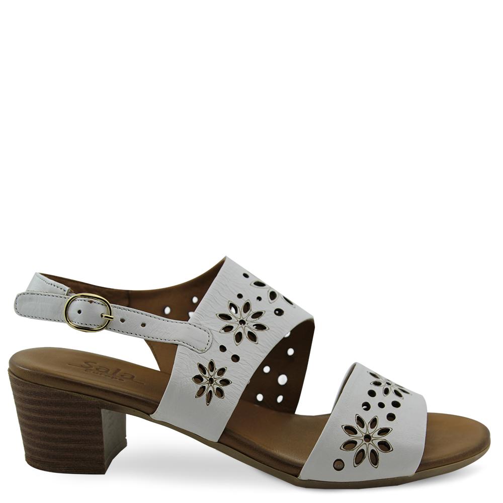 Sala Tumble White Womens sandal