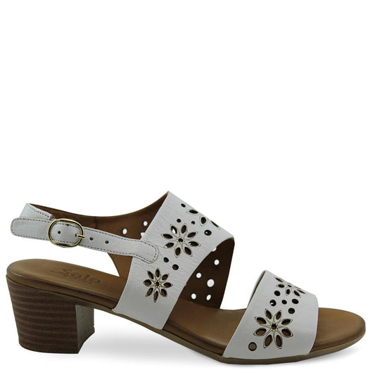 Sala Tumble White Womens sandal