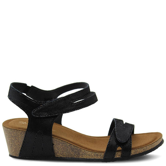 Silver Linings Kimberley Black Sparkle Sandal