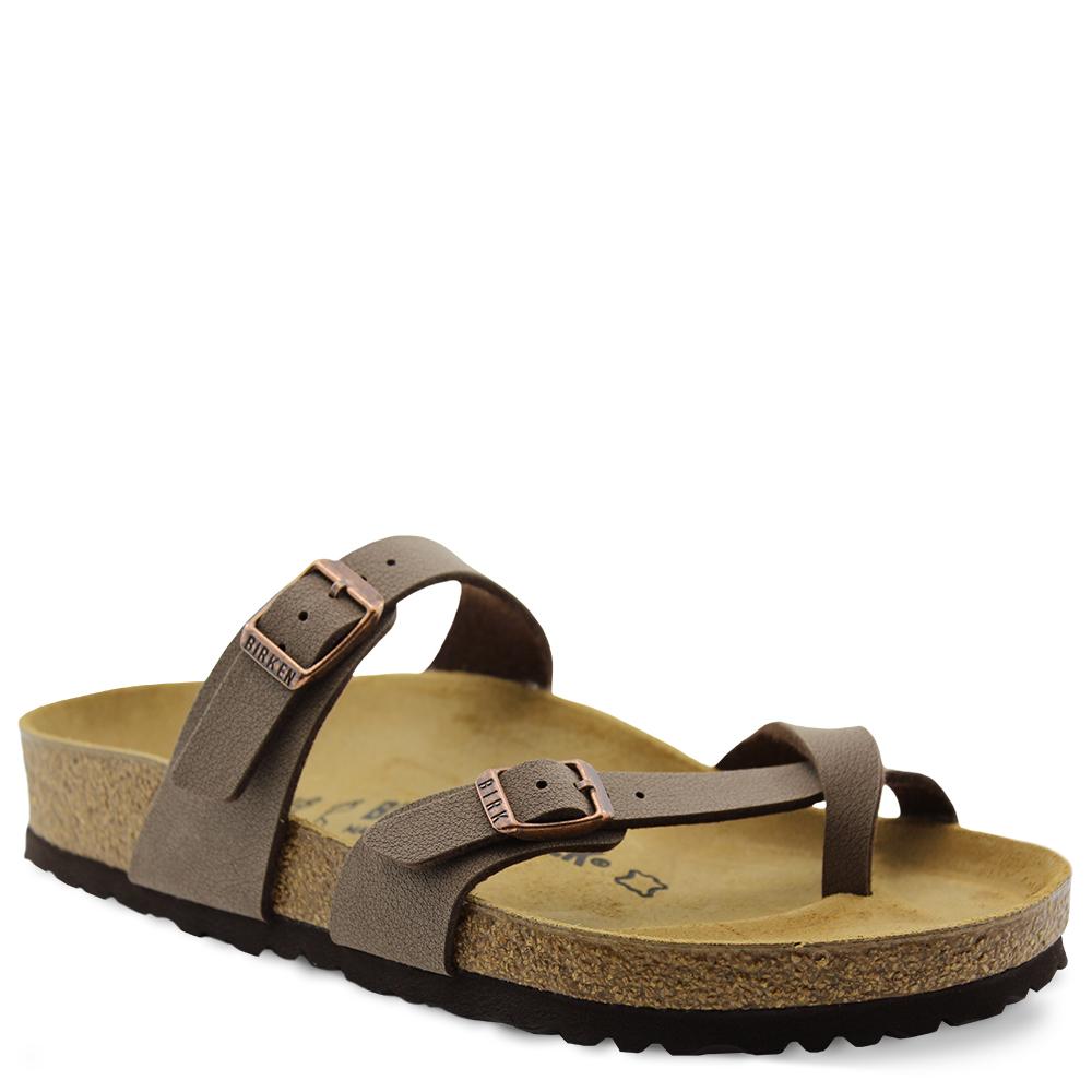 Birkenstock Mayari Birko Flor Mocca Womens Thong