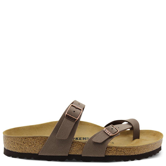 Birkenstock Mayari Birko Flor Mocca Womens Thong