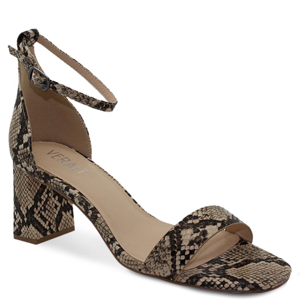 Verali Indi Natural Snake Womens heel sandal