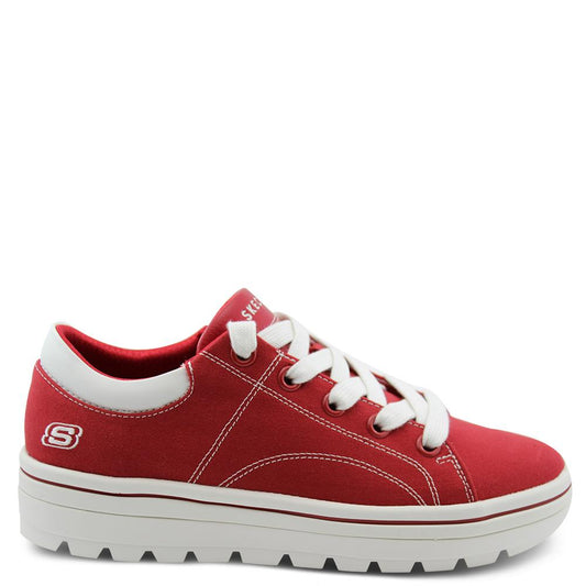 Skechers Bring It Womens Red Sneaker