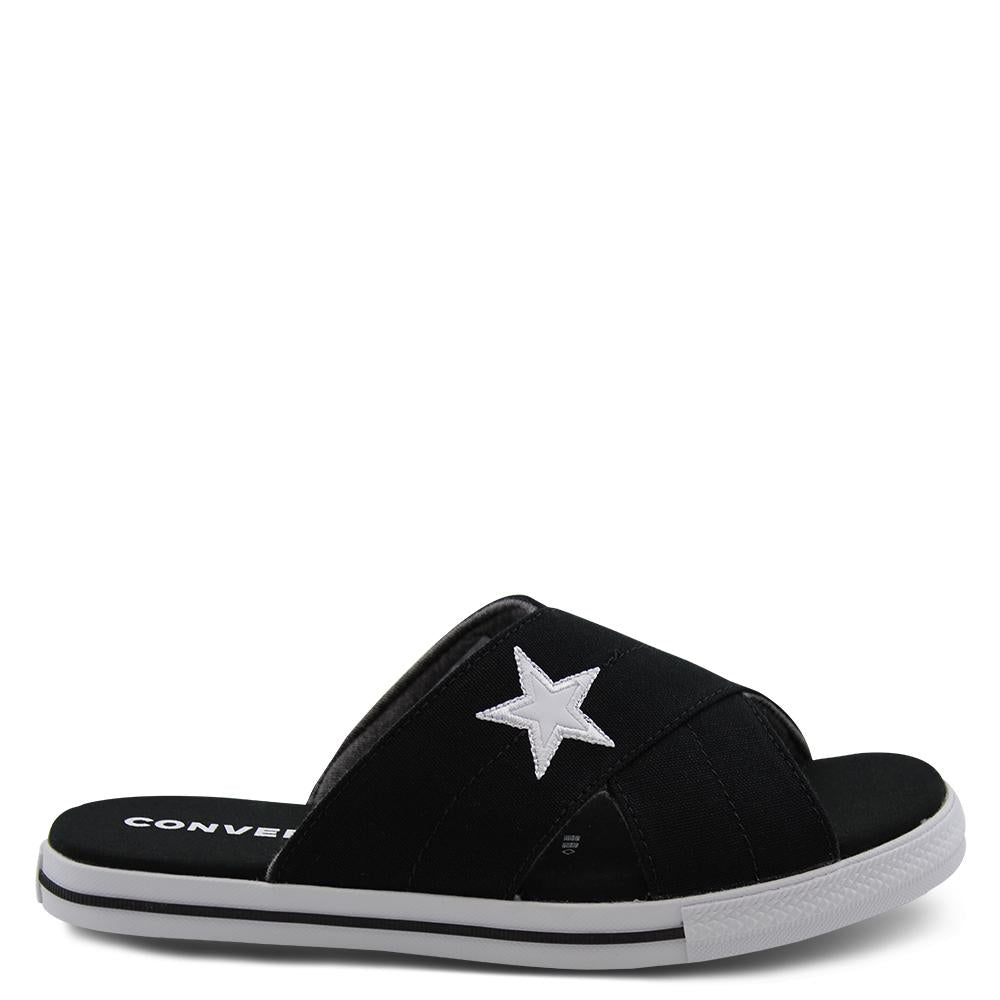 Converse One Star Black Womens Slide