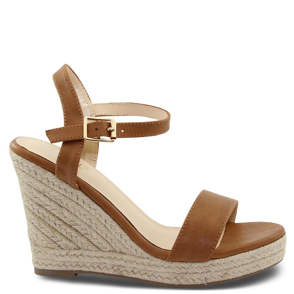 Amaya by Verali  tan womens wedge heel
