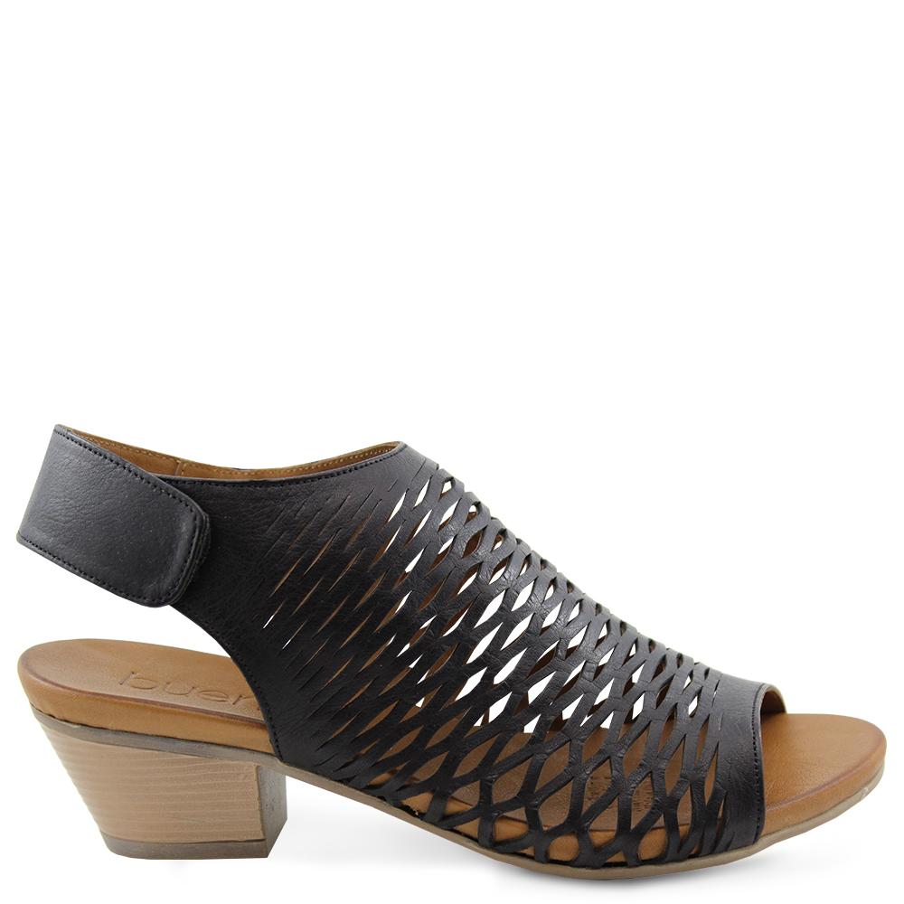 Bueno Ruby Black Womens Sandal