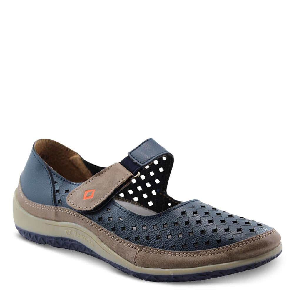 CC Resorts Monday Navy Womens Flat