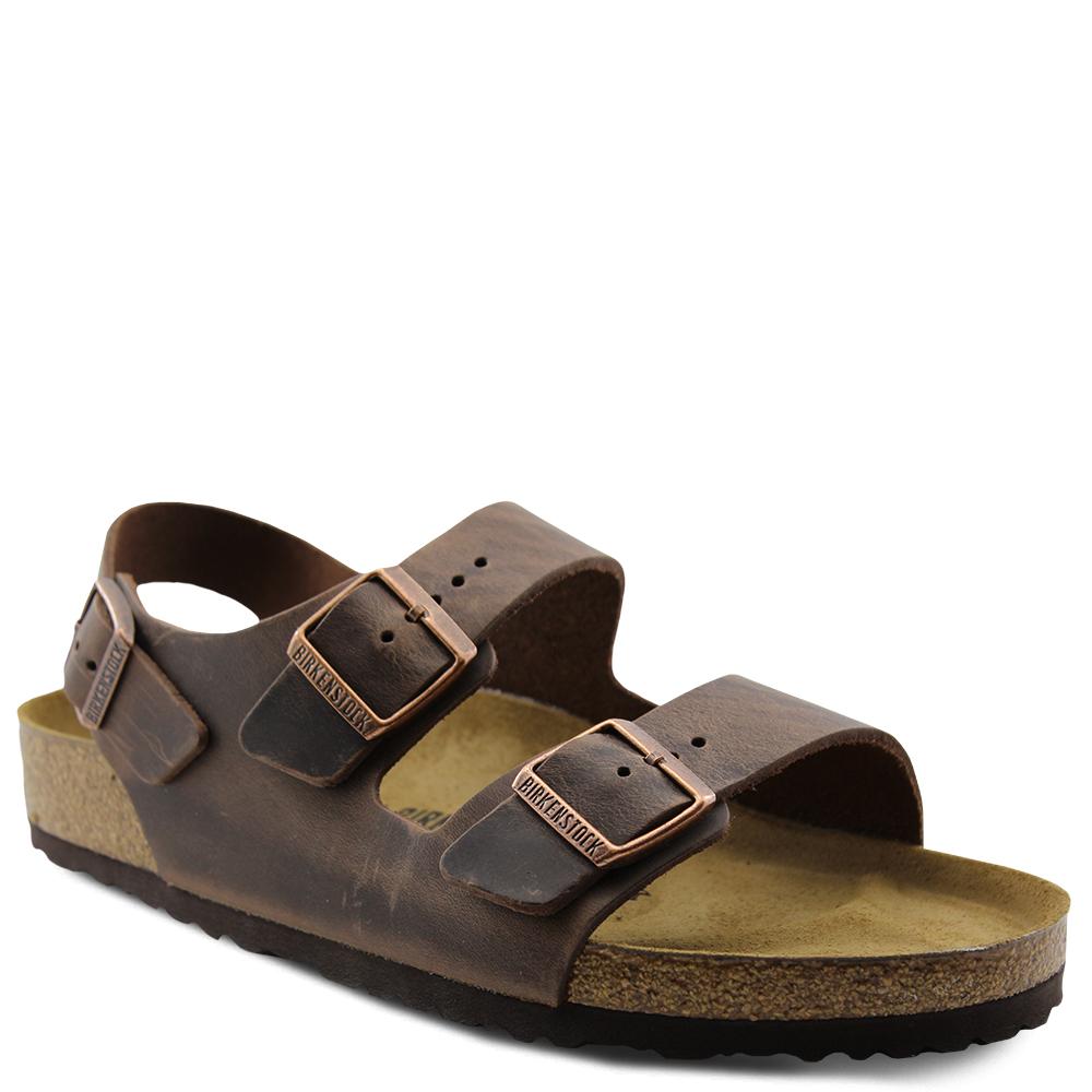 Birkenstock Milano habana Leather Mens sandal