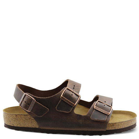 Birkenstock Milano habana Leather Mens sandal