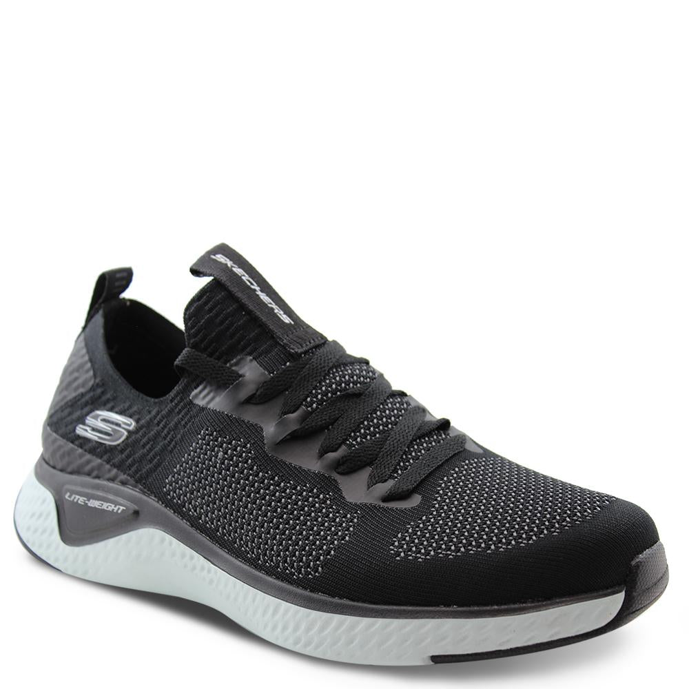 Skechers Solar Fuse Black Mens Lace up