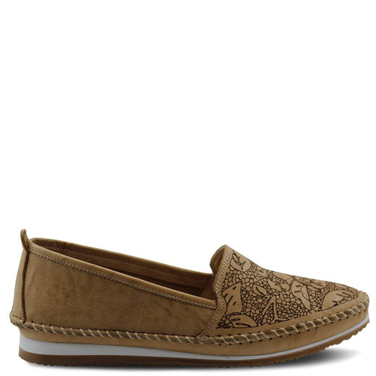 Bandit Womens Flat Moccasin beige