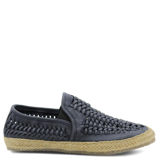 Wild Rhino Weave Navy Mens Slip On