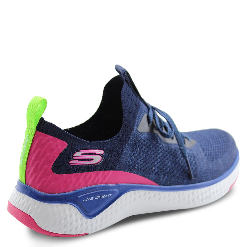 Skechers Solar Fuse Navy/Multi Womens Runner