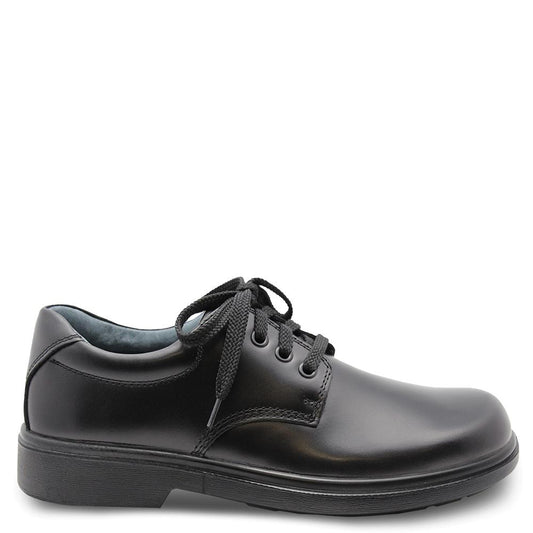 Clarks Daytona Junior Black lace up school shoe
