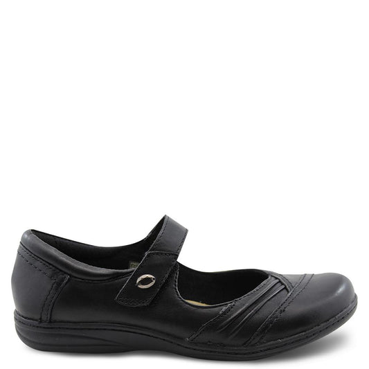 Planet Jamie womens flat work shoe Black