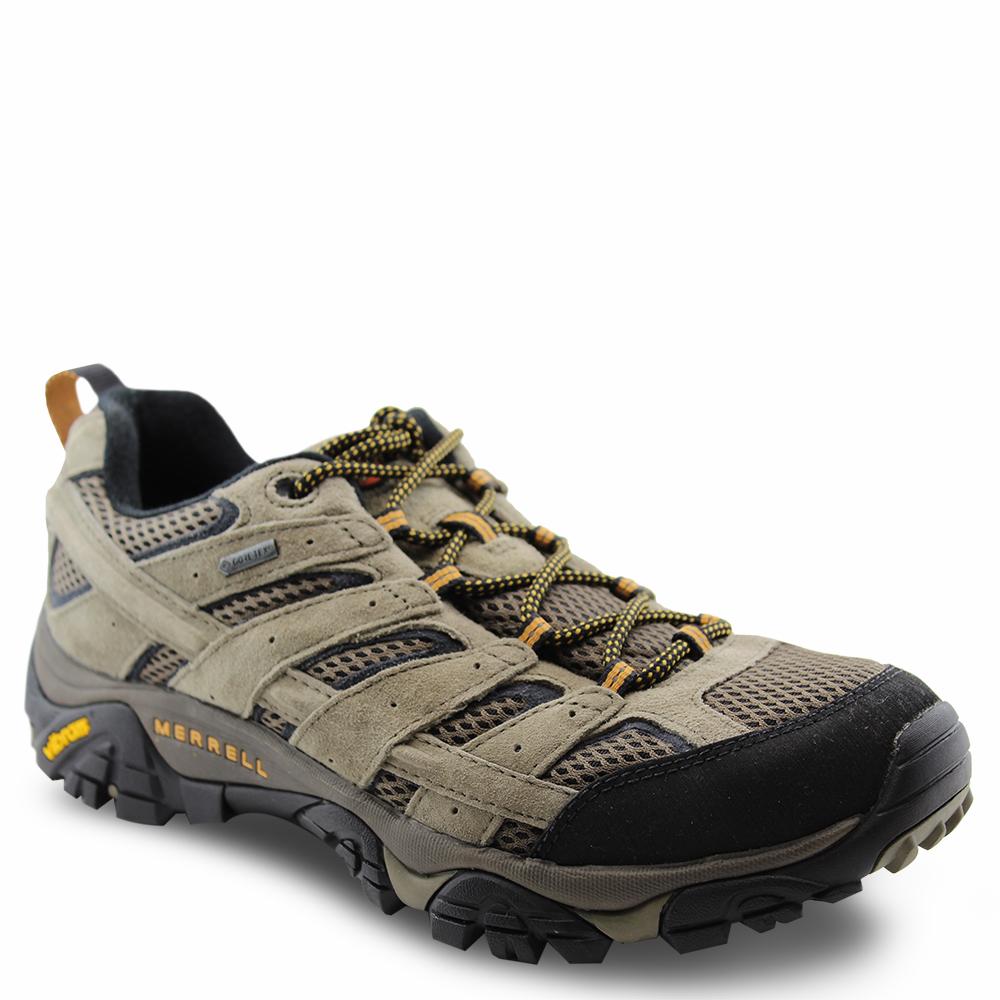 Merrell Moab Leather Low Gtx Walnut mens Hiker