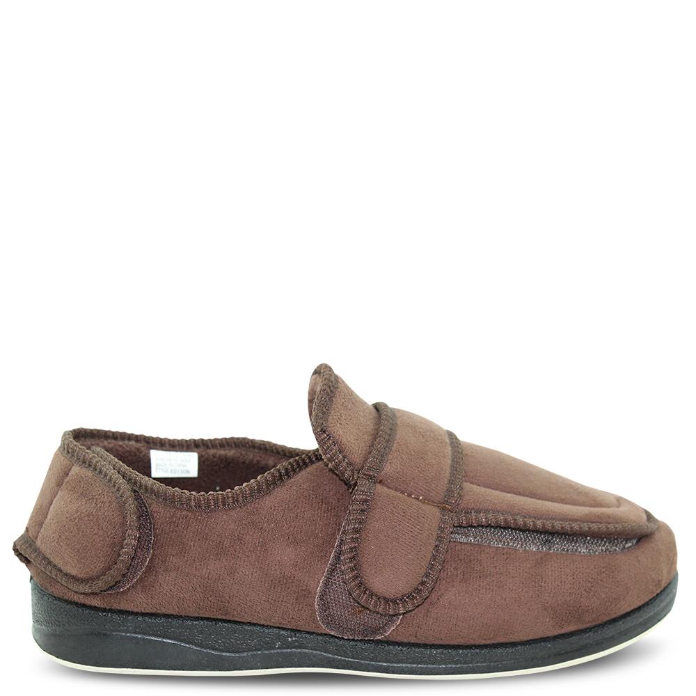 Panda Edison Brown Mens slippers