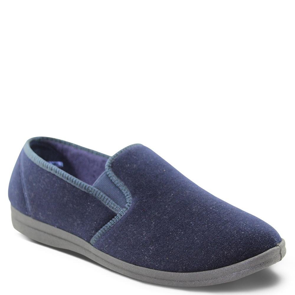 Grosby Percy Navy Mens Slipper