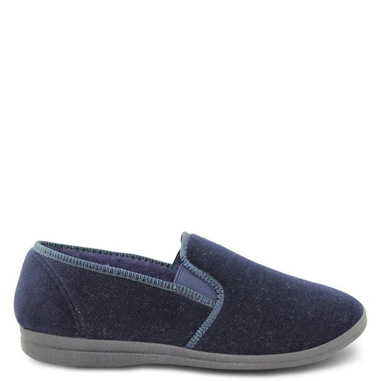 Grosby Percy Navy Mens Slipper