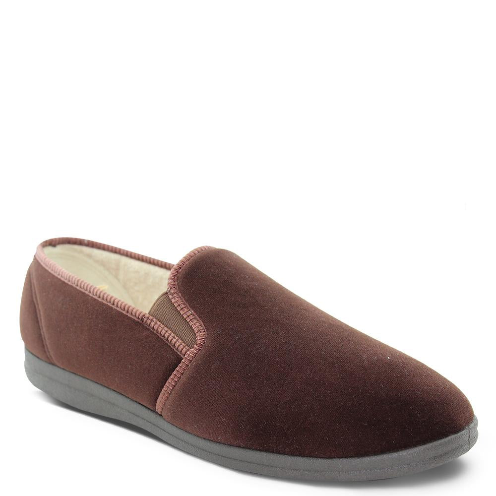 Grosby Percy Brown Mens Slipper