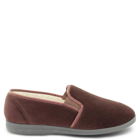 Grosby Percy Brown Mens Slipper