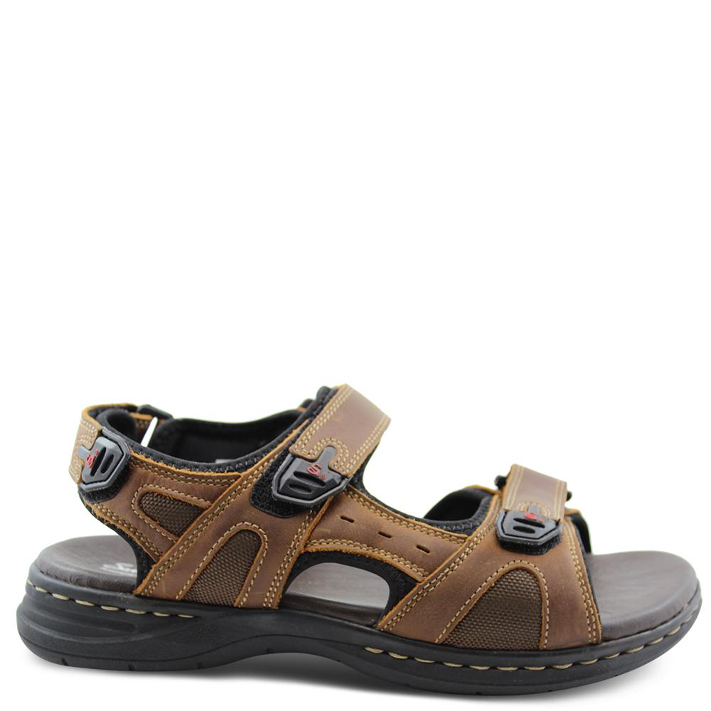 Saramanda Iluka mens sandal Brown