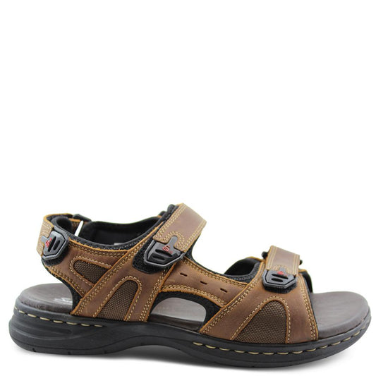 Saramanda Iluka mens sandal Brown