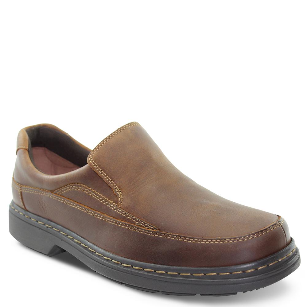 Saramanda Mellow Brown Mens Slip On