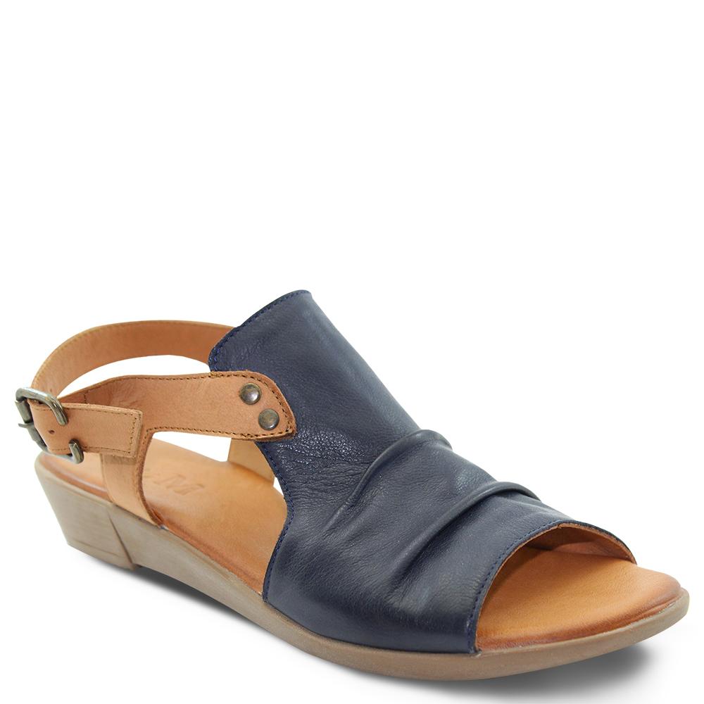 Miss M Aliah Navy Womens Sandal