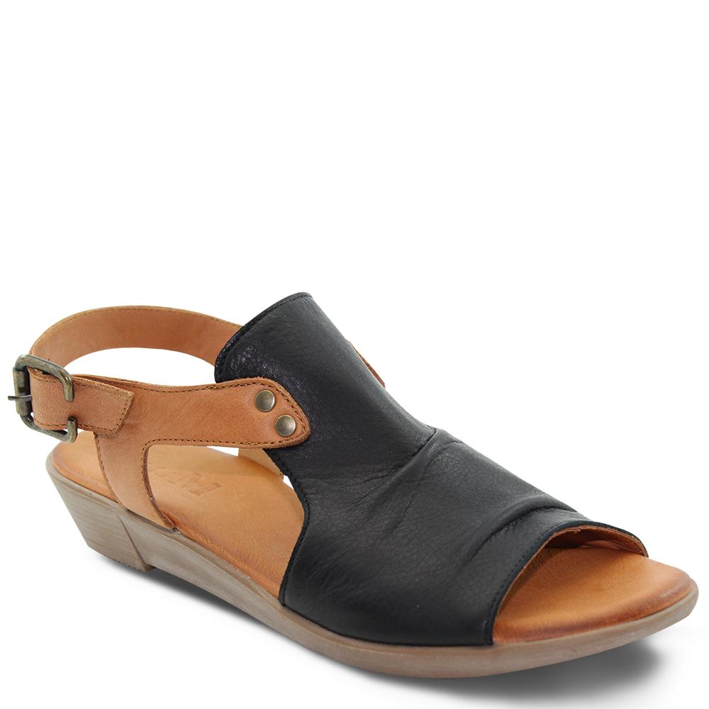 Miss M Aliah Black Womens Sandal