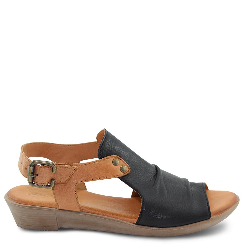 Miss M Aliah Black Womens Sandal