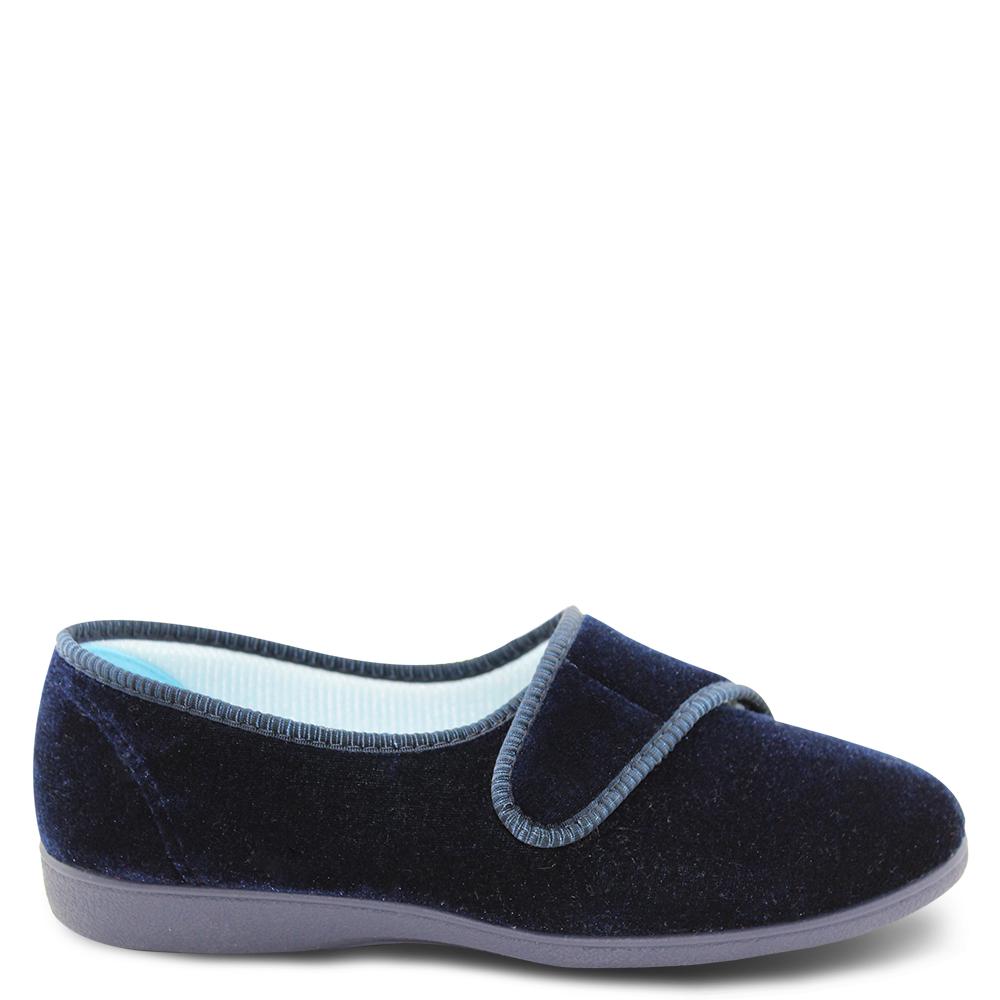 Grosby Lilian Navy Womens Slipper