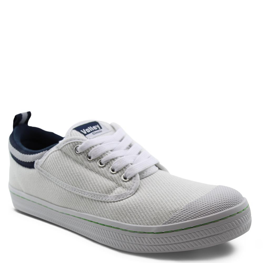Volley Classic White/Navy Canvas