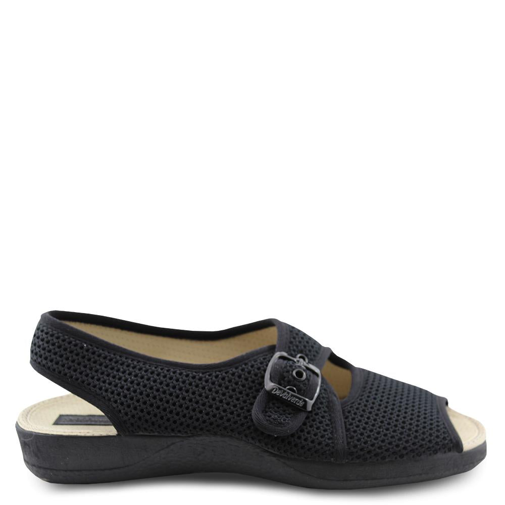 Devalverde sling back slipper Black