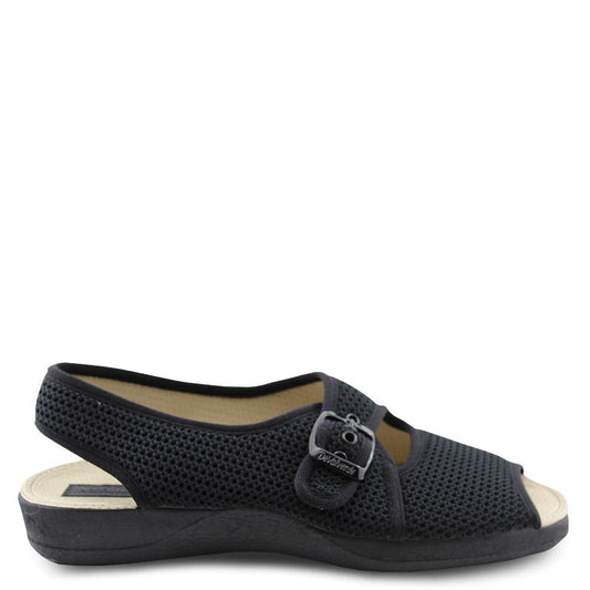 Devalverde sling back slipper Black