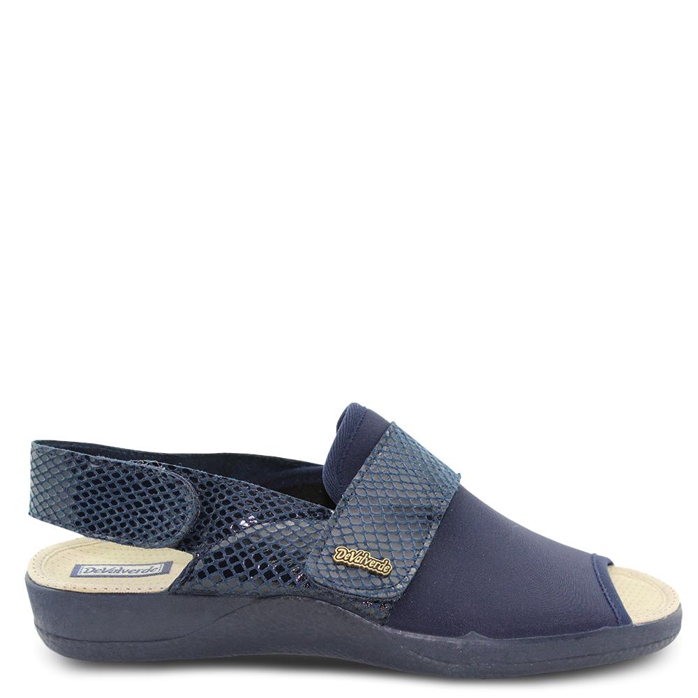Devalverde 150 Navy womens slipper