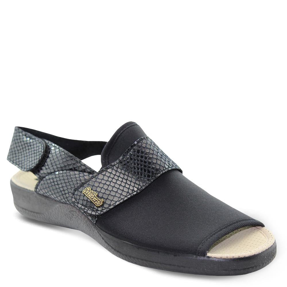 Devalverde 150 black womens slipper