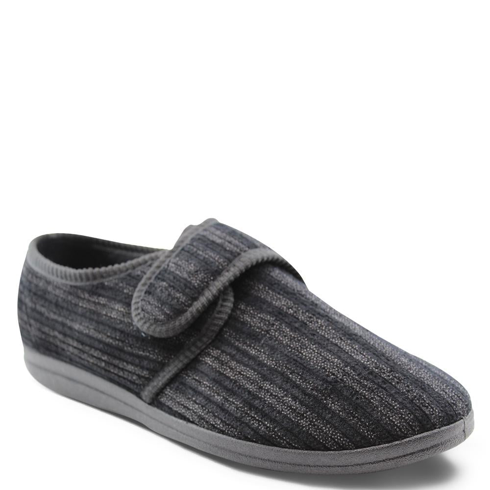 Grosby Thurston Charcoal Mens Slipper