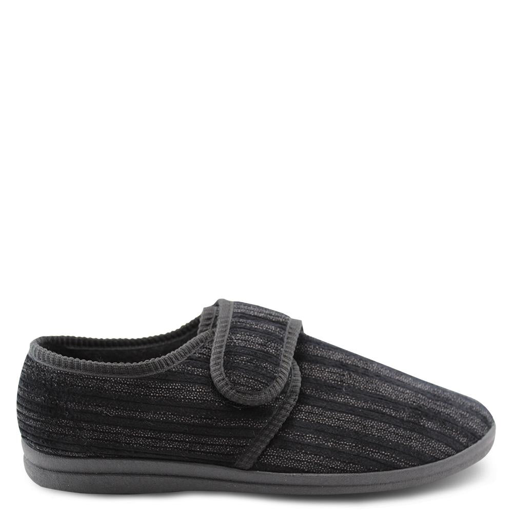 Grosby Thurston Charcoal Mens Slipper