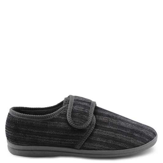 Grosby Thurston Charcoal Mens Slipper