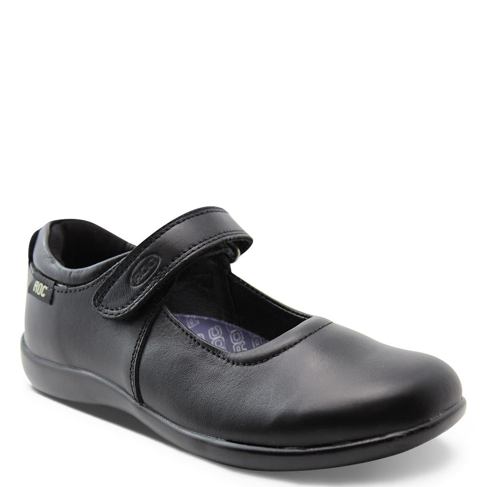 Roc Juliette girls school shoes black