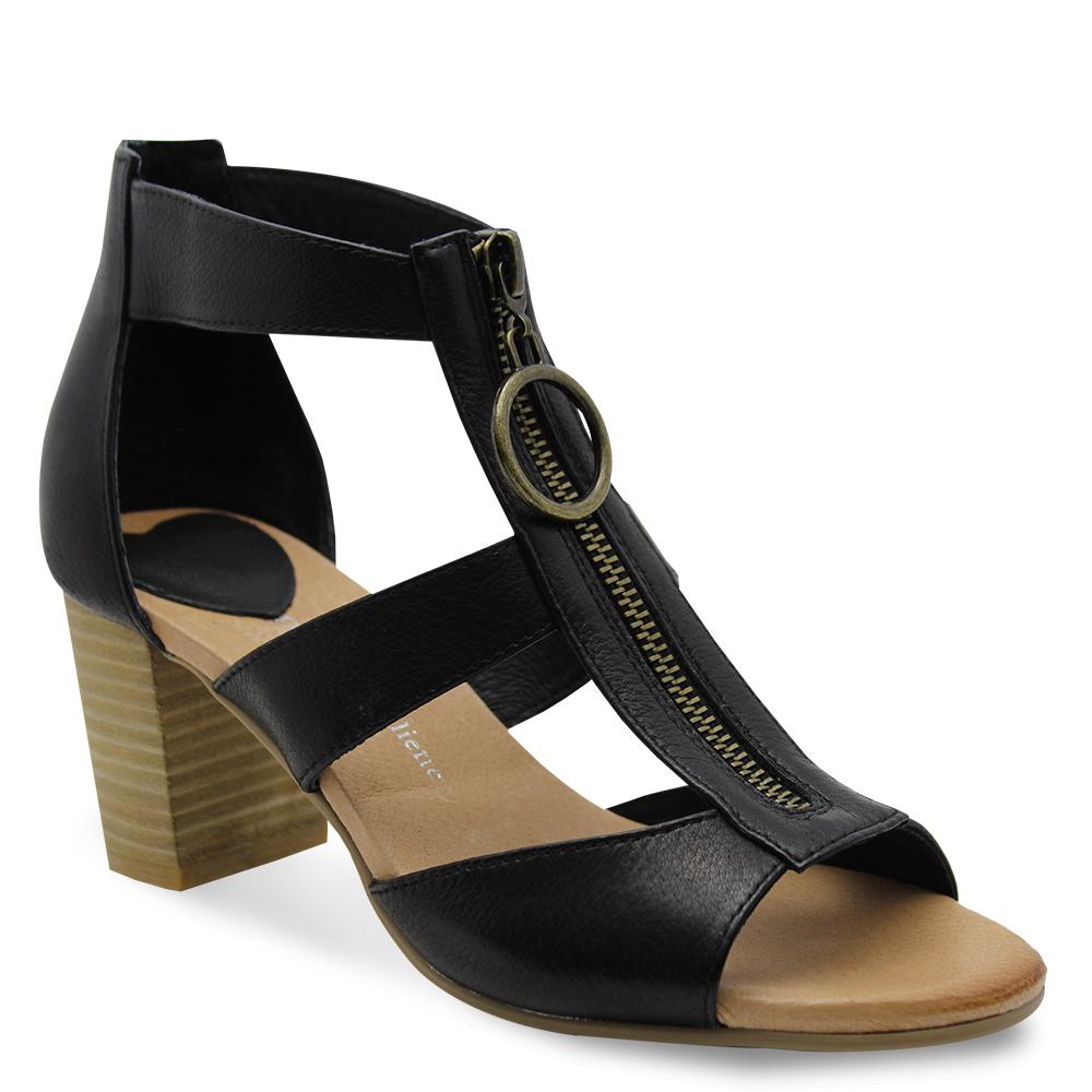 Django & Juliette Saritas Black Womens Sandal